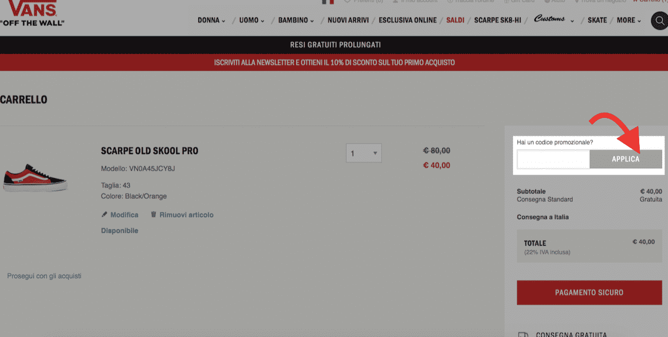 codice-promozionale-vans
