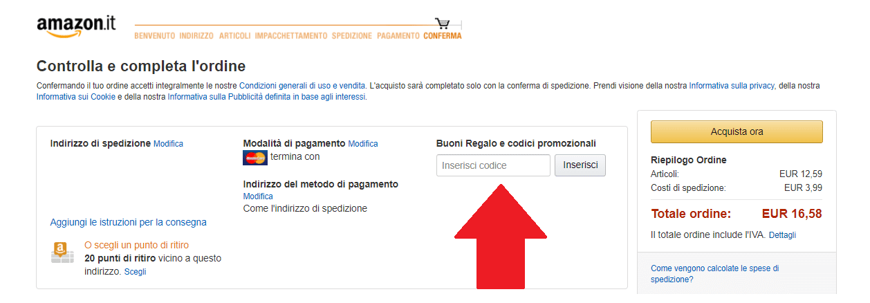 Codice Sconto Amazon 17 a Novembre 2024