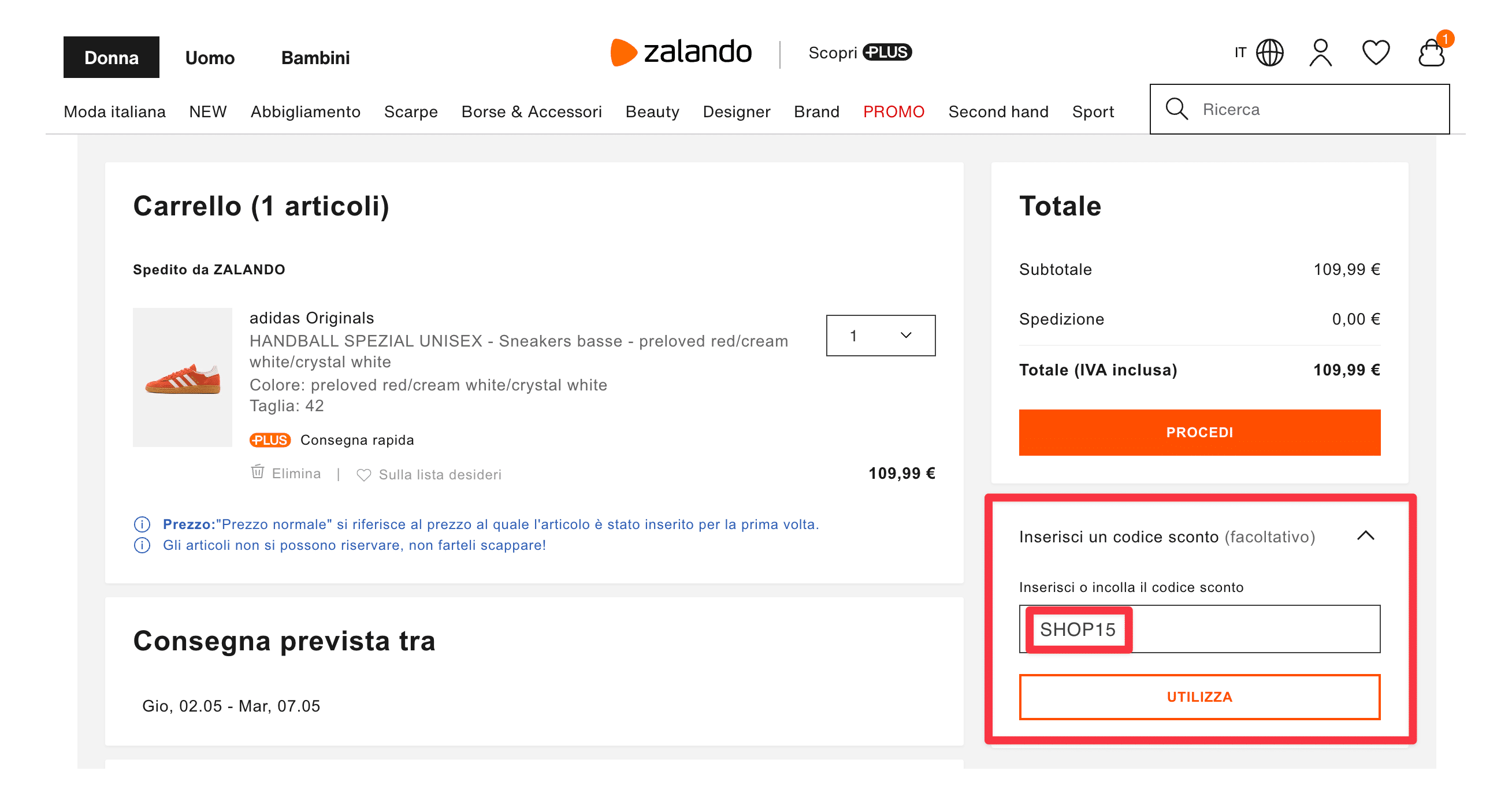 Codice promozionale Zalando sconto di 10 6 in cashback